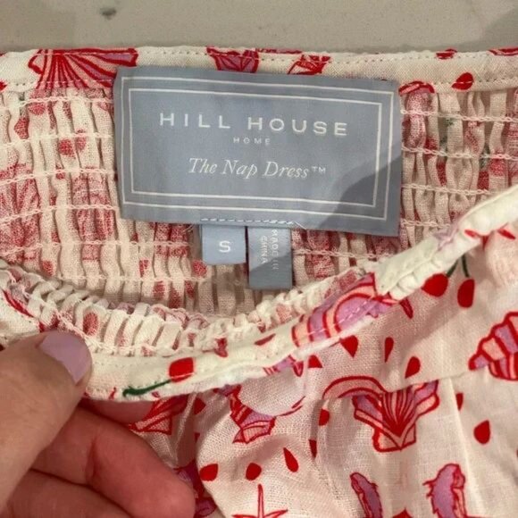 HILL HOUSE HOME The Akilah Off Shoulder Nap Dress in Mermaid Print , Small - Picture 2 of 4